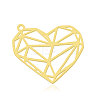 Ion Plating(IP) 201 Stainless Steel Pendants STAS-N090-LA872-2-2