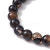 8mm Round Mixed Gemstone Beaded Stretch Bracelets BJEW-JB10309-5