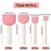30Pcs 4 Styles Paint Sponges Shapes DIY-SP0006-17-2