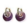 Rack Plating Brass Hoop Earrings EJEW-M248-01G-05-2
