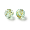 Transparent Crackle Acrylic Beads DACR-D300-01E-8mm-2