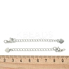 Rack Plating Brass Chain Extender X-FIND-T071-14P-3