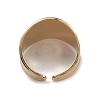 Ion Plating(IP) 304 Stainless Steel Eye Open Cuff Rings for Women RJEW-G285-22G-3