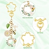 Alloy Enamel Pendant Decorations KEYC-YW00219-01-4