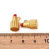 304 Stainless Steel Enamel Charms Lipstick Charm LS-STAS-Q363-11B-G-3