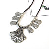 Ethnic Style Alloy Pendant Bib Necklaces FS-WGF05C4-01-1