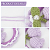 Crochet Lily of The Valley Hanging Pendant HJEW-WH0007-12B-4