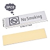 430 Stainless Steel Sign Stickers STAS-GF0001-06D-2