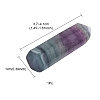 Natural Fluorite Pointed Beads G-YW0001-40-3
