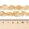 Natural Citrine Beads Strands G-P541-A01-14-4