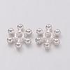 Snowflake Alloy Spacer Beads LS-X-TIBEB-0581-S-NR-2