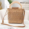 4Pcs 2 Styles D-shape Wooden Bag Handles FIND-WR0008-20-6