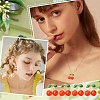 16Pcs 2 Styles Alloy Enamel & Acrylic Pendants ENAM-YW0005-65-6
