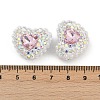 Polymer Clay Glass Rhinestone Beads CLAY-NH0001-13G-3