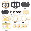 DIY Dangle Earring Making Kits DIY-SC0013-18G-2