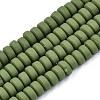 Handmade Polymer Clay Beads Strands LS-CLAY-N008-104-1
