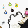 6Pcs 6 Colors Glass Pendants KK-DR0001-11-6