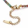 Glass Beaded Necklaces NJEW-JN03246-4