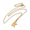 304 Stainless Steel Pendant Necklaces LS-NJEW-H036-02G-K-2