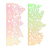 2Pcs 2 Style Carbon Steel Cutting Dies Stencils DIY-DM0003-34-6