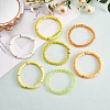 7Pcs 7 Style Handmade Polymer Clay Heishi Surfer Stretch Bracelets Set BJEW-SW00073-02-6