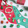 10 Styles Food Grade Eco-Friendly Silicone Beads SIL-SC0002-19-4