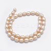 Natural Cultured Freshwater Pearl Beads Strands PEAR-F007-85A-01A-2