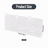 Self-adhesive Acrylic Wall Hook Hangers AJEW-TADJ0001-09B-02-4