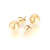 304 Stainless Steel Stud Earrings EJEW-E244-B01-G-2