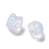Baking Paint Transparent Glass Beads GLAA-C035-01C-2