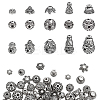 Tibetan Style Alloy 3 Hole Guru Beads TIBEB-ME0001-04-1