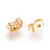 Real 18K Gold Plated Brass Ear Nuts X-KK-L147-214-NR-1