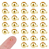 50Pcs Brass Crimp Beads KK-DC0004-57G-1