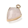 Natural Rose Quartz Pendants G-K422-01G-13-2