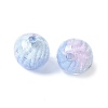 Two Tone Transparent Acrylic Beads OACR-D304-02B-2