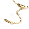 Tiger Head Light Gold Brass Micro Pave Cubic Zirconia Pendant Necklaces NJEW-E105-18KCG-02-3