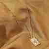 Brass Cubic Zirconia Pendant Necklaces NJEW-H051-01G-02-2