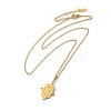 304 Stainless Steel Pandant Necklace for Men Women NJEW-O126-02G-01-1