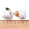 Opaque Resin Pendants RESI-K048-07B-3