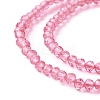 Transparent Glass Beads Strands GLAA-C019-01A-19-3