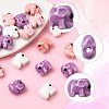 18Pcs 4 Colors Handmade Porcelain Beads PORC-FS0001-43-3