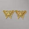 Butterfly Zinc Alloy Open Back Bezel Pendants FIND-WH0016-61B-G-1