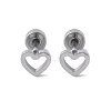 304 Stainless Steel Stud Earrings for Women EJEW-E603-05E-P-1