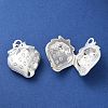 Rack Plating Iron Locket Pendants KK-F090-05S-3