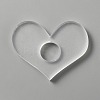 Transparent Acrylic Thumb Bookmark OFST-WH0002-14A-1