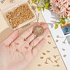 100Pcs 304 Stainless Steel Ball Post Stud Earring Findings STAS-BBC0004-73-3