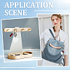 DIY Blank Double-sided Heat Transfer Aluminium Pendant Keychain Making Kits DIY-SP0005-26A-4