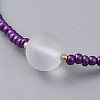 Nylon Thread Braided Bead Bracelets BJEW-JB04809-05-3