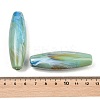 Two Tone Opaque Acrylic Imitation Gemstone Beads OACR-T033-09B-3