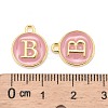 Golden Plated Alloy Enamel Charms ENAM-S118-07B-3